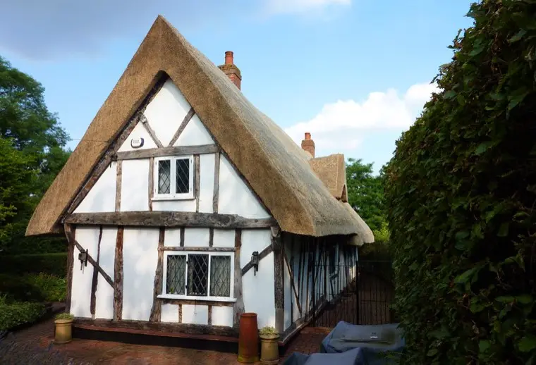 Timber-framed gable end